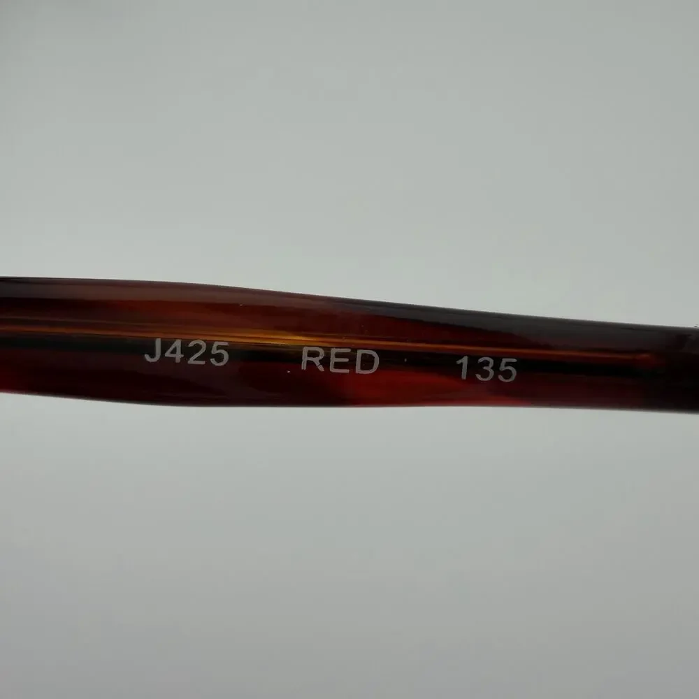 Jones New York J425 Eyeglasses Frames Only Red Burgundy 55-17-135 Full Rim